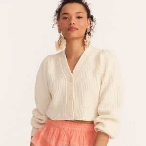 LoveShackFancy Avignon cropped cardigan